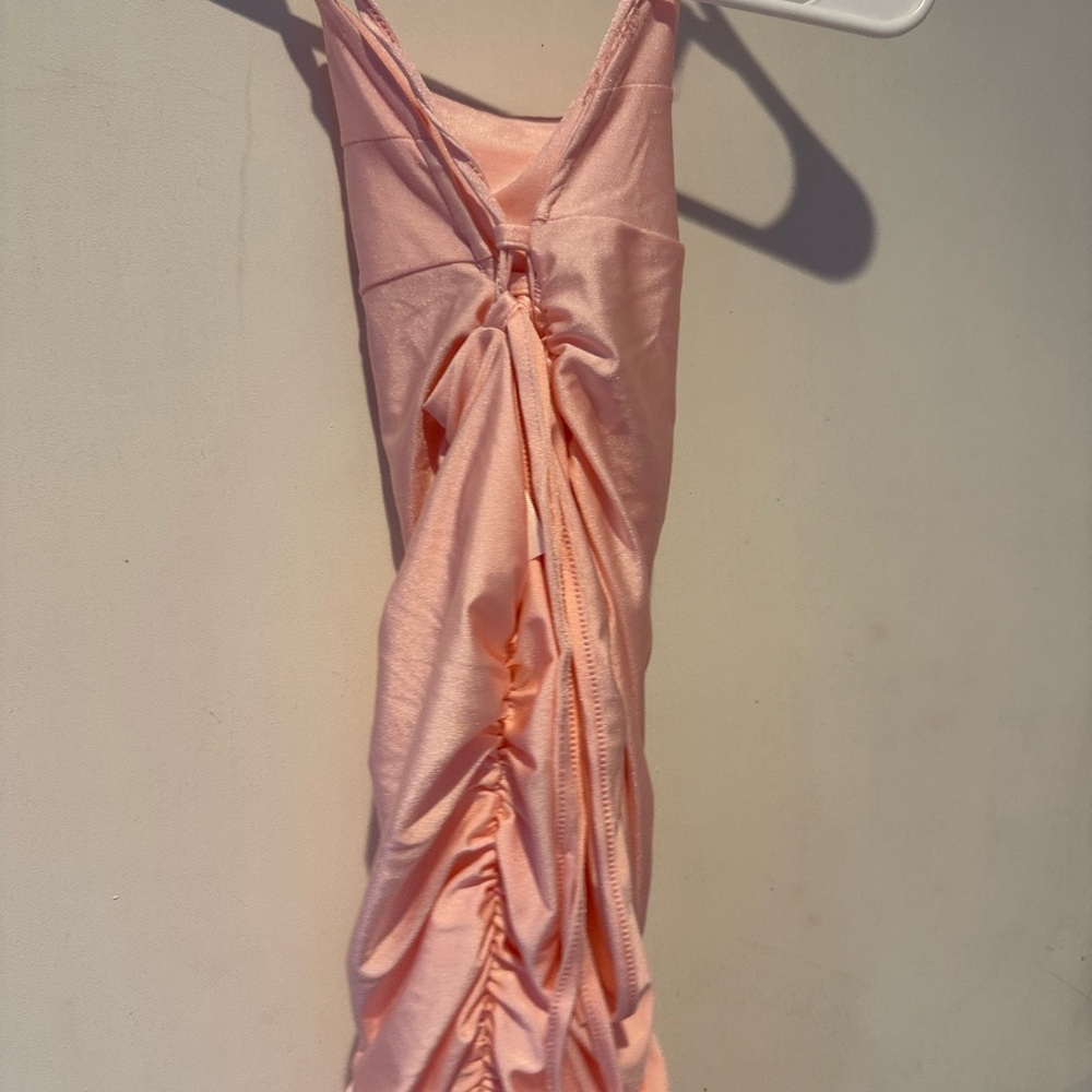 Pink Ruched Dress - Picture 3 of 3